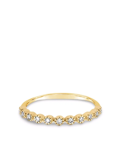 Shop Dinny Hall 14kt Yellow Gold Forget Me Not Diamond Ring