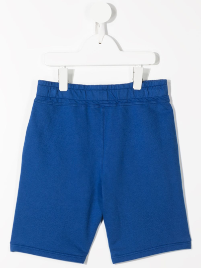 Shop C.p. Company Micro-lens Shorts In Blue