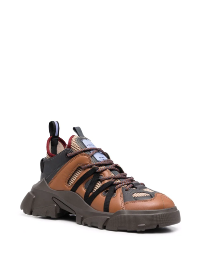 Shop Mcq By Alexander Mcqueen Orbyt 2.0 Low Sneakers In Brown