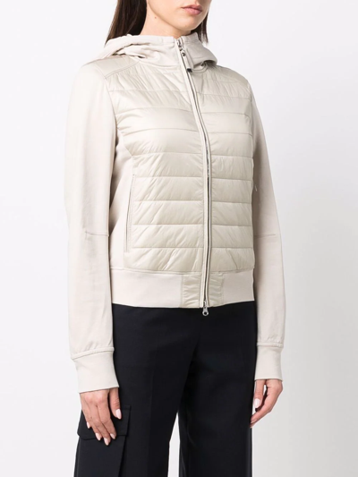 Shop Parajumpers Caelie Hooded Jacket In Neutrals