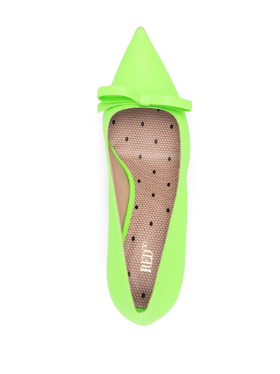 Redv Bow-embellished Pumps In Green