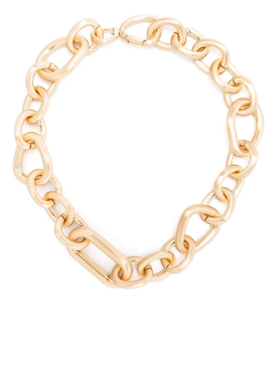 Cult Gaia Reyes Mixed Chunky Link Necklace, 20.5-21.5 In Metallic