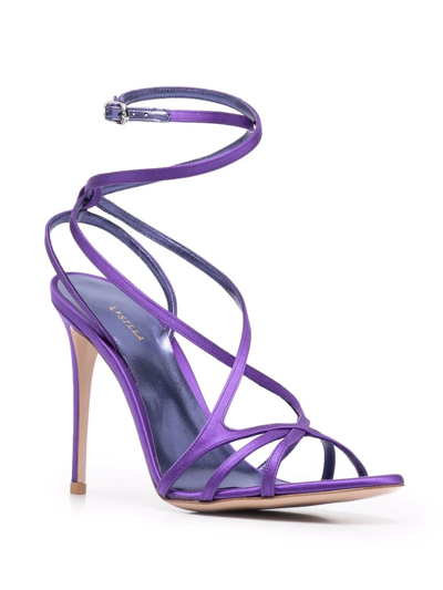 Shop Le Silla Strappy Open-toe Sandals In Purple