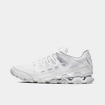 Shop Nike Men's Reax 8 Tr Training Shoes In White/pure Platinum/white
