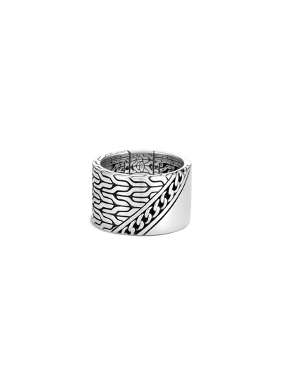 Shop John Hardy Classic Chain' Sterling Silver Band Ring