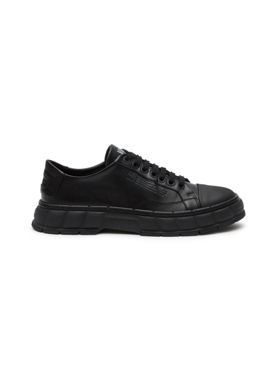 Shop Viron '1968' Low Top Lace Up Canvas Sneakers In Black