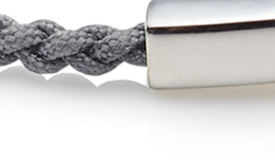 Shop Monica Vinader Linear Friendship Bracelet In Sterling Silver