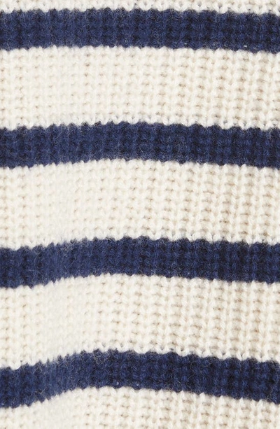 Shop Rails Claudia Stripe Sweater In Cream Navy Stripe