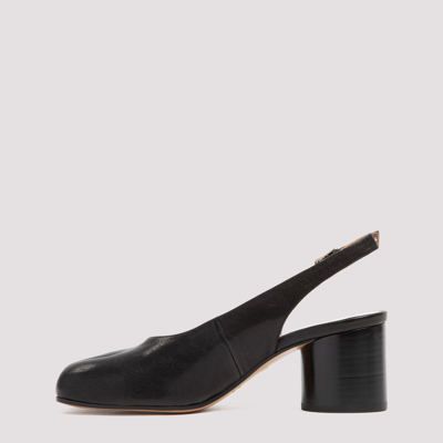 Shop Maison Margiela Pump Tabi Slingback Pumps Shoes In Black