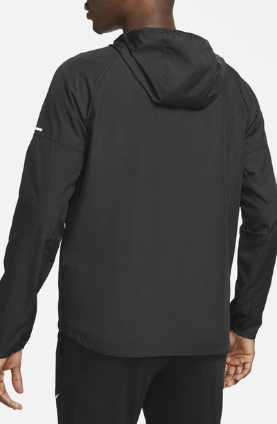 Shop Nike Repel Miler Jacket In Black/ Black