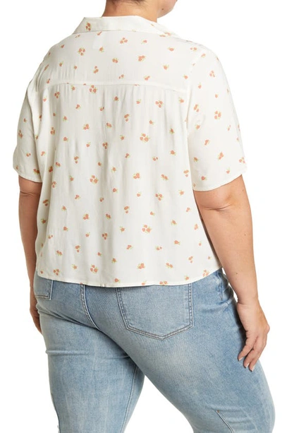 Shop Abound Camp Shirt In Ivory Soft Rose