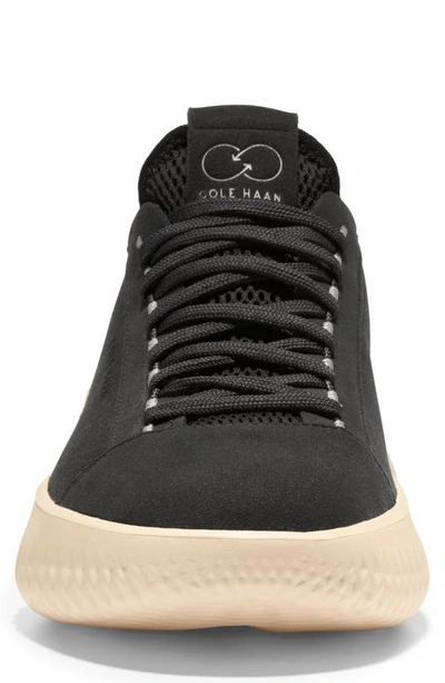 Shop Cole Haan Generation Zerogrand Ii Sneaker In Jet Black/ Pine Nut