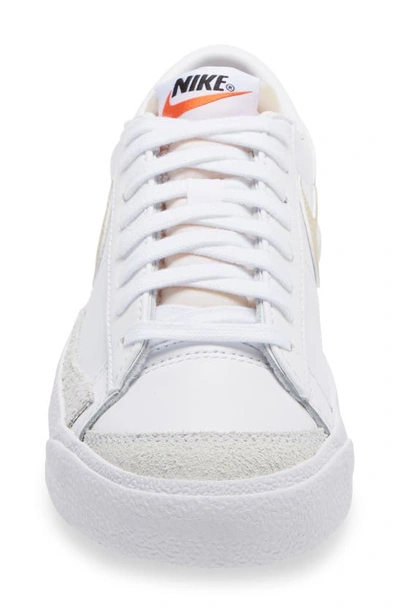 Shop Nike Blazer Low '77 Sneaker In White/ Rattan/ Pale Coral