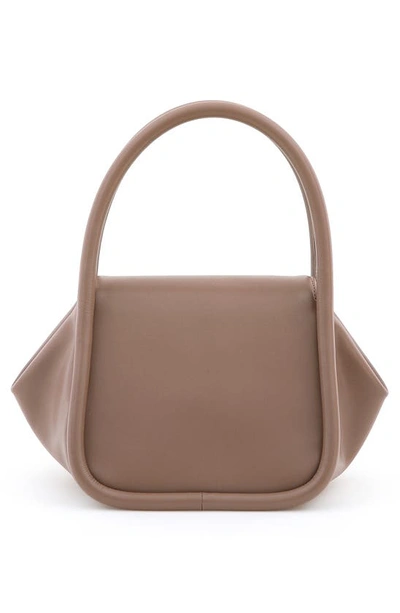 Shop Gu-de Love Leather Bag In Hazelnut Brown Olive Oil