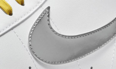 Shop Nike Kids' Blazer Mid '77 Vintage Sneaker In White/ Metallic Silver/ Sulfur