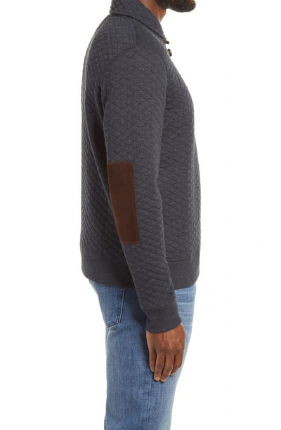 Billy Reid Shawl Collar Pullover In Dark Navy
