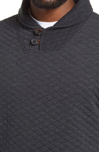 Billy Reid Shawl Collar Pullover In Dark Navy