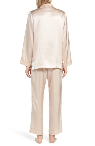 Shop Papinelle Silk Pajamas In Romance