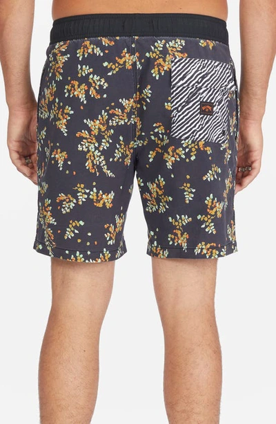 Shop Billabong Sundays Layback Swim Trunks In Night