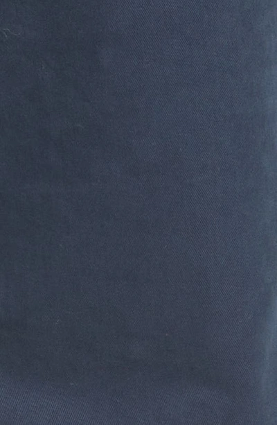 Billy Reid Stretch Cotton Straight Leg Chinos In Carbon Blue