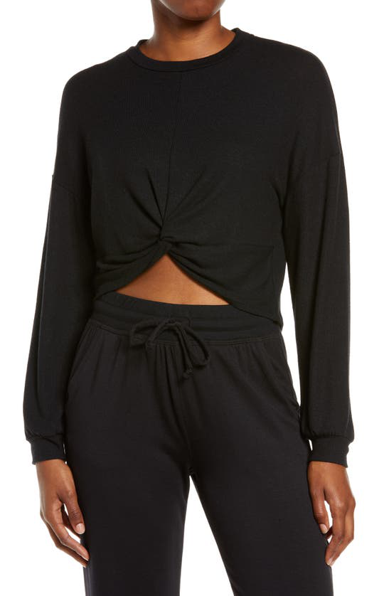 Beyond Yoga Do The Twist Cropped Pullover