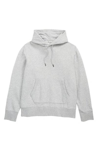 Shop Madewell Hooded Sweatshirt In Heather Grey