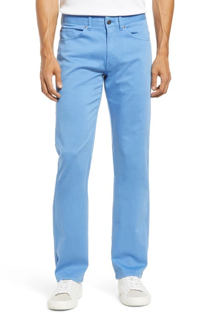 Shop Peter Millar Ultimate Stretch Sateen Five-pocket Pants In Blue River