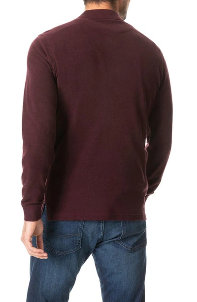 Rodd & Gunn Gunn Piqué Polo In Syrah