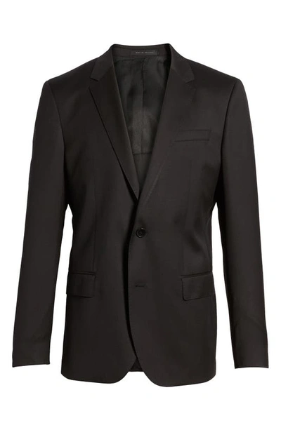 Shop Hugo Boss Hayes Cyl Slim Fit Solid Wool Sport Coat In Black
