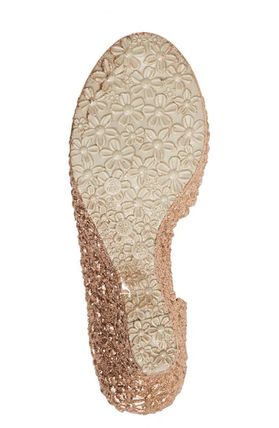 Chic By Lady Couture Peep-toe Wedge In Gold