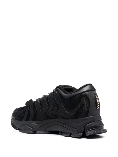 Shop Li-ning Turbolence Panelled Sneakers In Schwarz