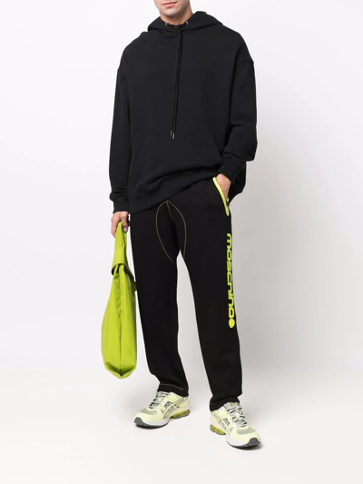 Moschino Logo-print Track Pants In Schwarz