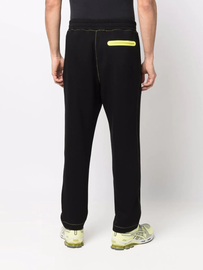 Moschino Logo-print Track Pants In Schwarz