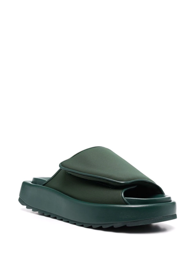 Gia Borghini Gia 1 Touch-strap Sandals In Grün