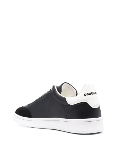 スニーカー Dsquared2 Boxer Sneakers In Smooth Leather And Suede Dsquared2 Boxer Sneakers In Smooth Leather And Suede In