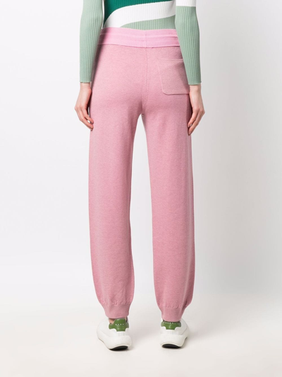 Shop Kenzo Logo-print Track Pants In Rosa