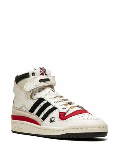 Shop Adidas Originals X Eric Emanuel Forum 84 High "louisville" Sneakers In White