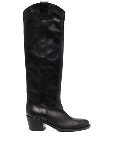 Via Roma 15 Western-style Boots In Schwarz