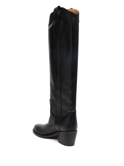 Via Roma 15 Western-style Boots In Schwarz