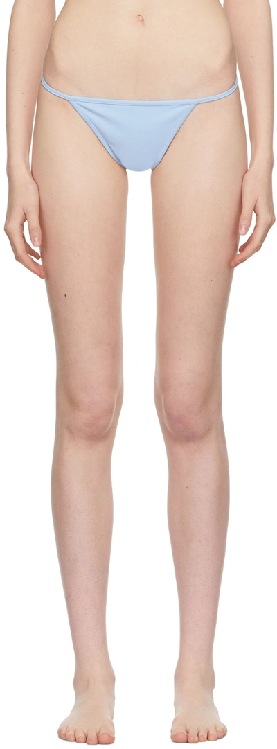 Softandwet Ssense Exclusive Blue Briefs Bikini Bottoms In Light Blue