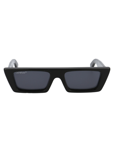 Shop Off-white Oeri010 - Marfa Sunglasses In 1007 Black Dark Grey