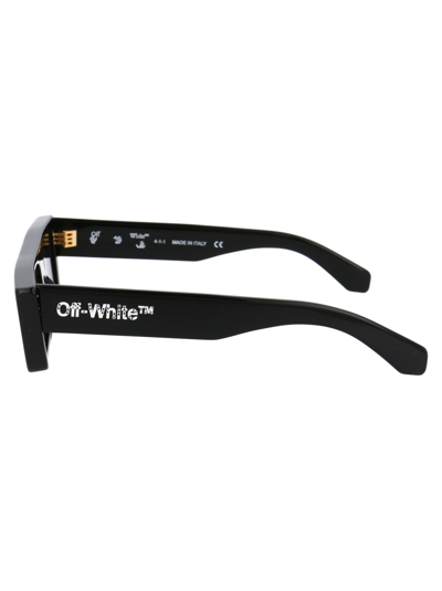 Off-white Marfa Rectangular-frame Sunglasses In 1007 Black Dark Grey