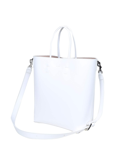 Shop N°21 Small Shopping Bag With Logo In White