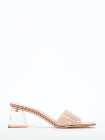 Shop Gianvito Rossi Cosmic Nude Sandals