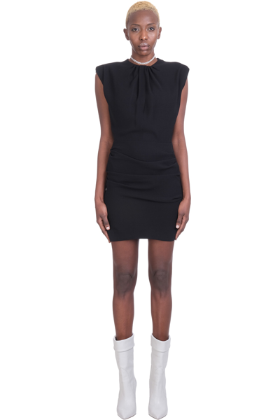 Shop Iro Hivi Dress In Black Polyester
