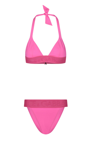 Shop Dolce & Gabbana Swimwear In Pink