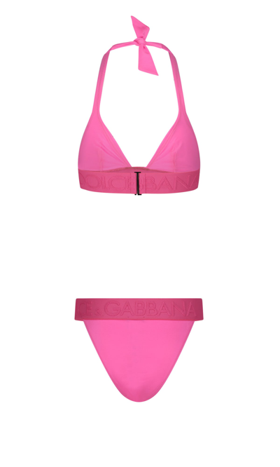 Shop Dolce & Gabbana Swimwear In Pink