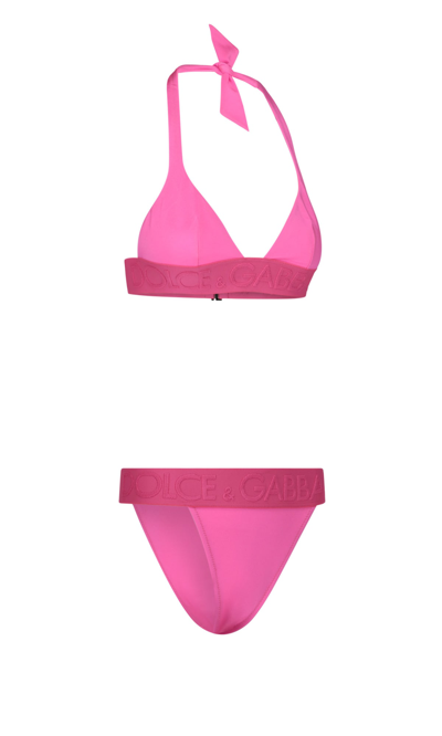 Shop Dolce & Gabbana Swimwear In Pink