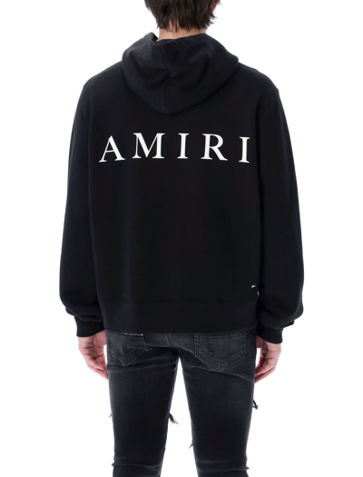Shop Amiri Ma Core Logo Hoodie In Black