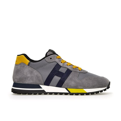 Shop Hogan Sneakers H383 Grey
